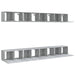 Comode TV, 8 buc., gri sonoma, 60x30x30 cm, lemn prelucrat - WALTI WALTI