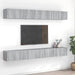 Comode TV, 8 buc., gri sonoma, 60x30x30 cm, lemn prelucrat - WALTI WALTI