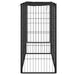 Padoc pentru câini cu 6 panouri, negru, 50x100 cm, oțel - WALTI WALTI