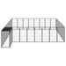 Țarc câini 34 panouri negru 50x100 cm oțel vopsit electrostatic - WALTI WALTI
