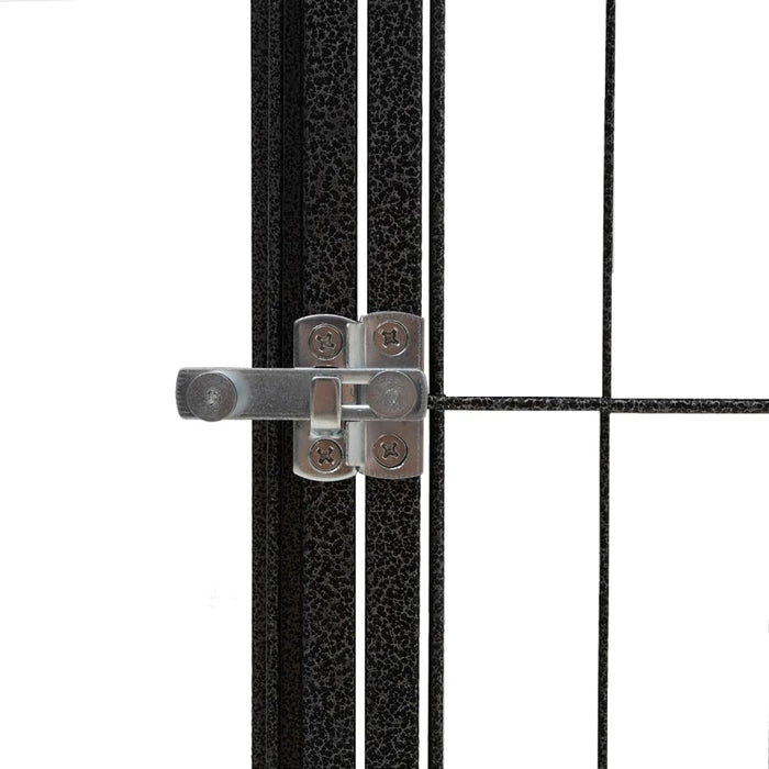Țarc câini 34 panouri negru 50x100 cm oțel vopsit electrostatic - WALTI WALTI