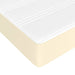 Saltea cu arcuri buzunar, fermitate medie, crem, 120x200x20 cm, piele ecologică - WALTI WALTI