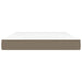 Saltea cu arcuri buzunar, fermitate medie, gri taupe, 140x190x20 cm, textil - WALTI WALTI