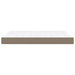 Saltea cu arcuri buzunar, fermitate medie, gri taupe, 140x190x20 cm, textil - WALTI WALTI