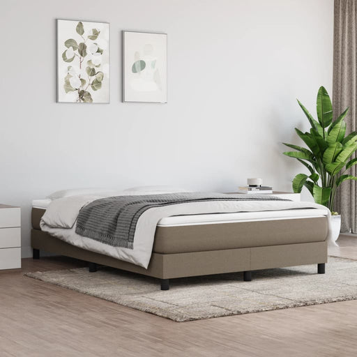 Saltea cu arcuri buzunar, fermitate medie, gri taupe, 140x190x20 cm, textil - WALTI WALTI