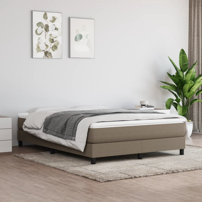 Saltea cu arcuri buzunar, fermitate medie, gri taupe, 140x190x20 cm, textil - WALTI WALTI