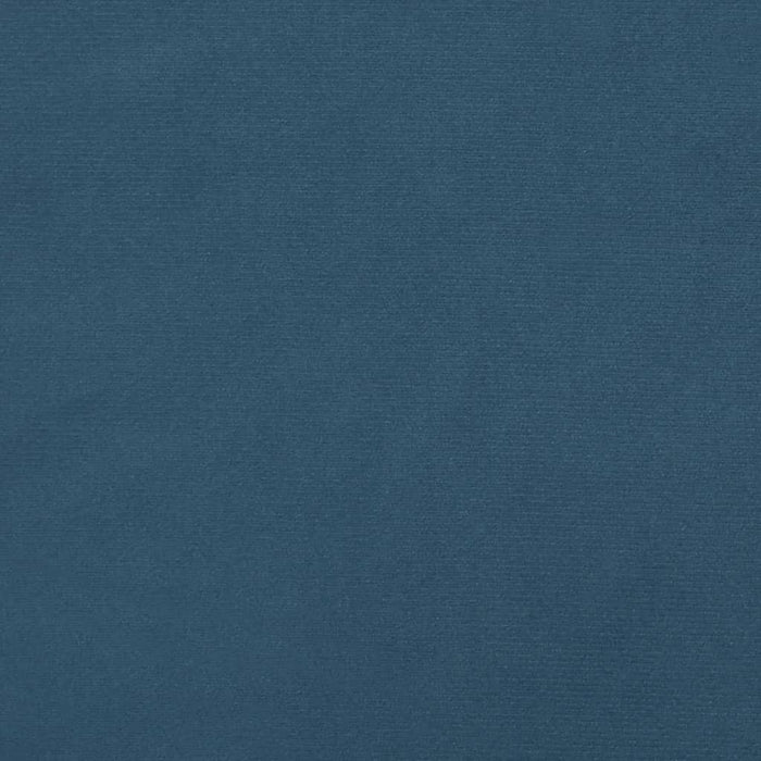 Saltea cu arcuri buzunar, fermitate medie, albastru închis, 140x190x20 cm catifea WALTI