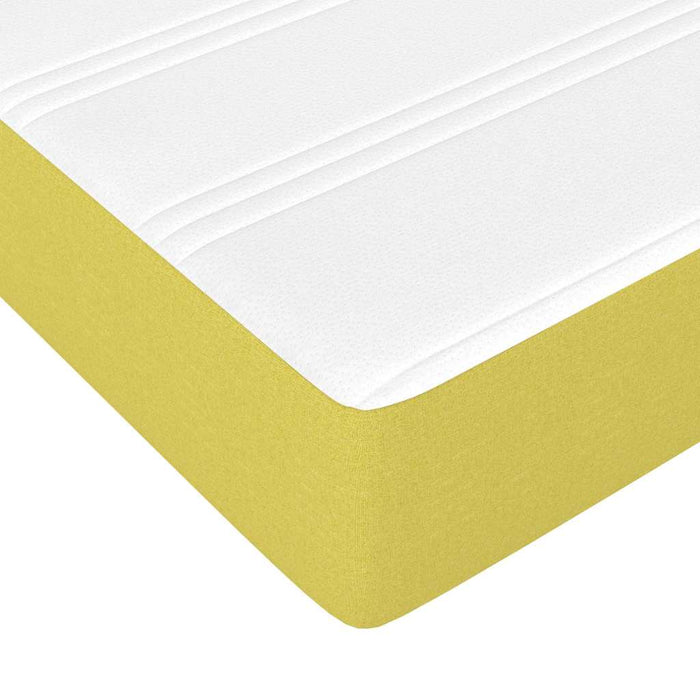 Saltea cu arcuri buzunar, fermitate medie, verde, 140x200x20 cm, textil WALTI