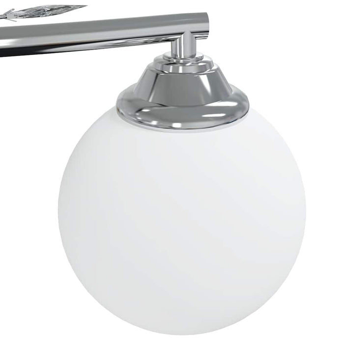 Plafonieră abajururi sferice din sticlă, 4 becuri LED G9 WALTI