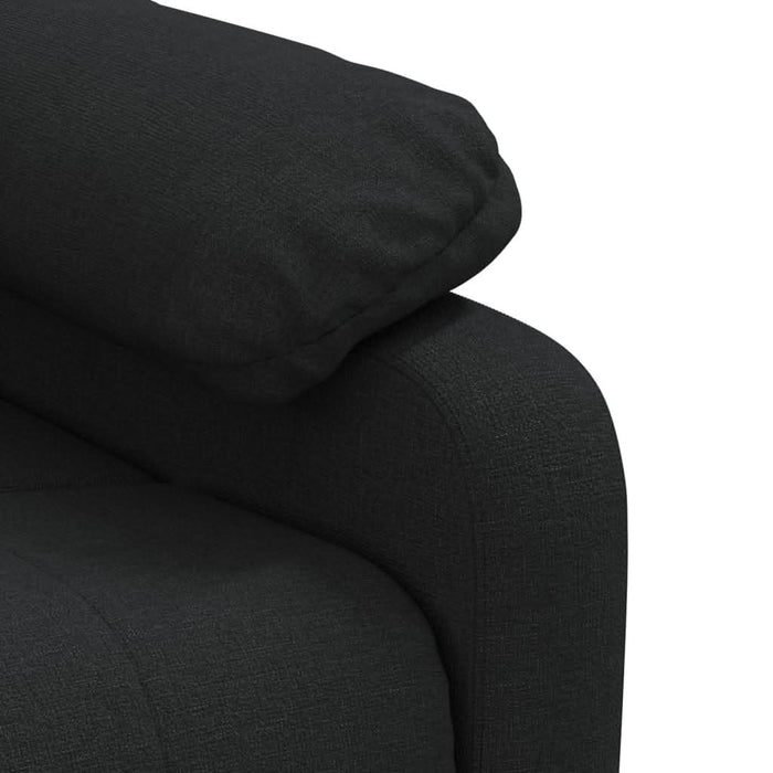 Fotoliu rabatabil, negru, material textil - WALTI WALTI