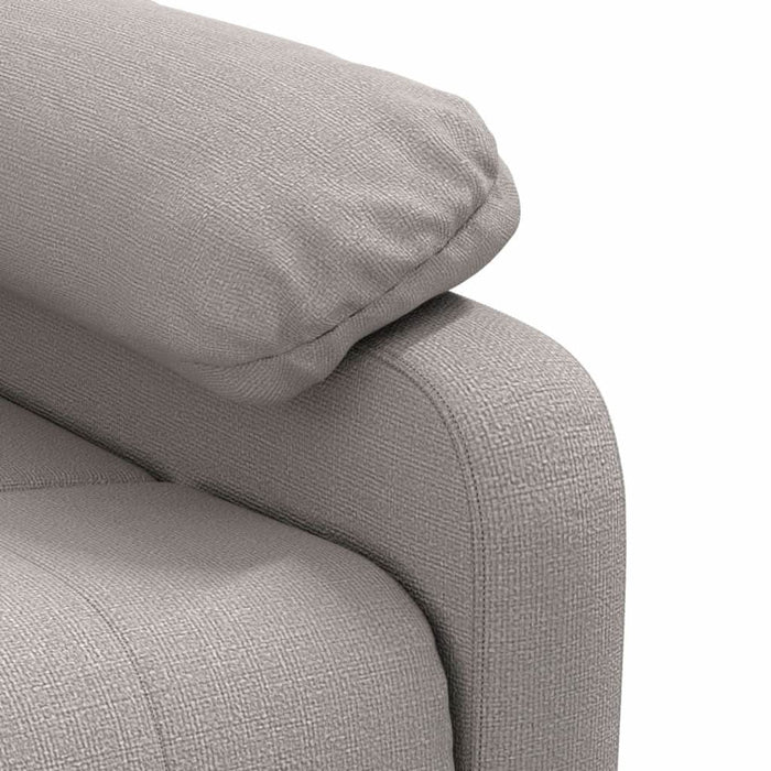 Fotoliu rabatabil, gri taupe, material textil - WALTI WALTI