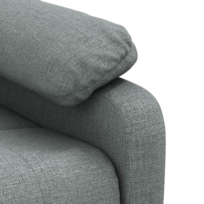 Fotoliu de masaj, gri închis, material textil - WALTI WALTI