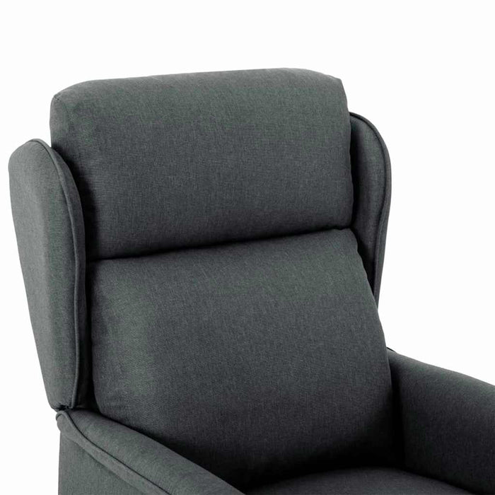 Scaun de masaj Gri închis 93.5 x 67.5 x 101.5 cm țesătură - WALTI WALTI