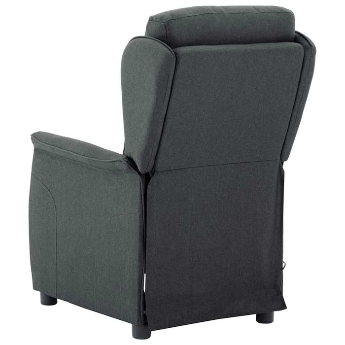 Scaun de masaj Gri închis 93.5 x 67.5 x 101.5 cm țesătură - WALTI WALTI
