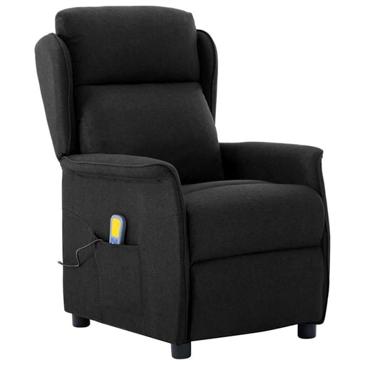 Scaun de masaj cu pernă Negru 93.5 x 67.5 x 101.5 cm țesătură - WALTI WALTI