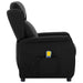 Scaun de masaj cu pernă Negru 93.5 x 67.5 x 101.5 cm țesătură - WALTI WALTI