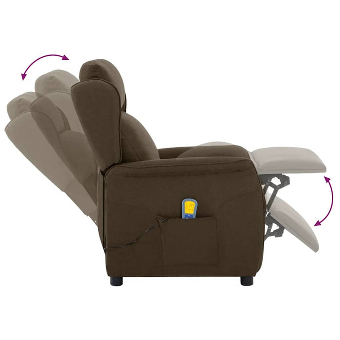 Scaun de masaj cu pernă Maro 93.5 x 67.5 x 101.5 cm țesătură - WALTI WALTI