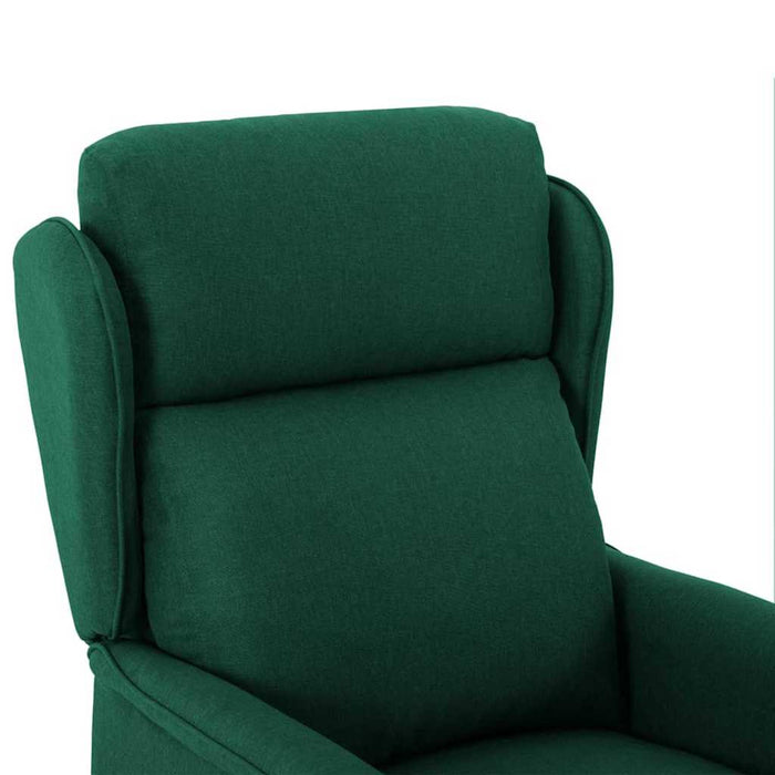 Scaun de masaj Verde închis 93.5 x 67.5 x 101.5 cm țesătură - WALTI WALTI
