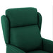 Scaun de masaj Verde închis 93.5 x 67.5 x 101.5 cm țesătură - WALTI WALTI
