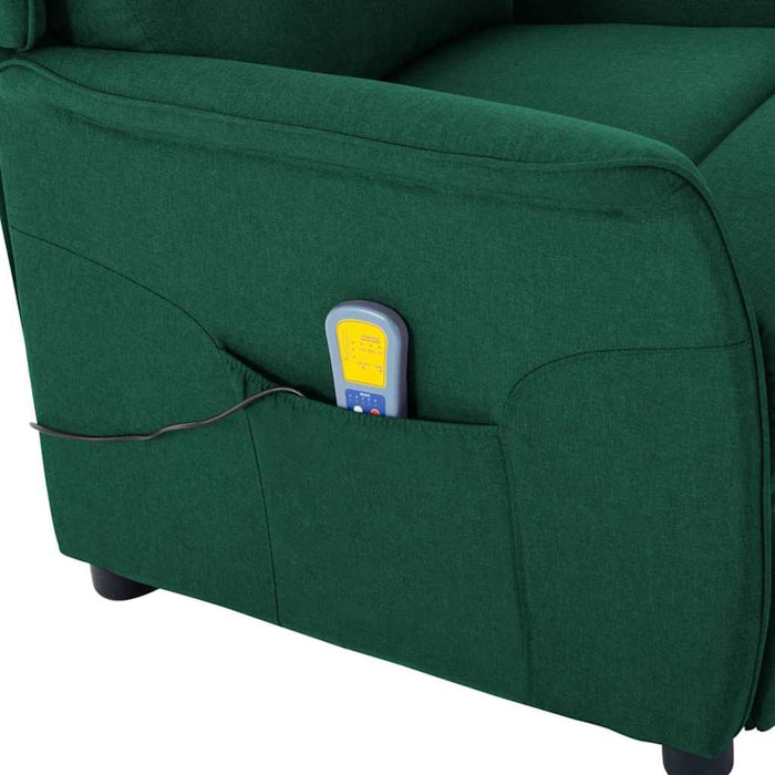 Scaun de masaj Verde închis 93.5 x 67.5 x 101.5 cm țesătură - WALTI WALTI