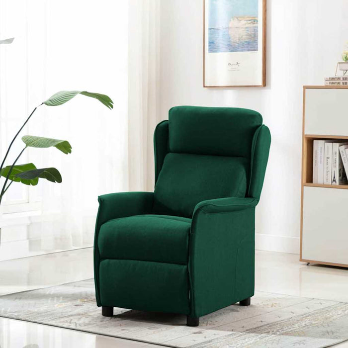 Scaun de masaj Verde închis 93.5 x 67.5 x 101.5 cm țesătură - WALTI WALTI