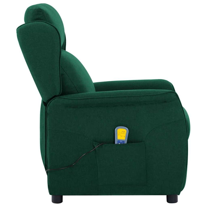 Scaun de masaj Verde închis 93.5 x 67.5 x 101.5 cm țesătură - WALTI WALTI