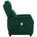 Scaun de masaj Verde închis 93.5 x 67.5 x 101.5 cm țesătură - WALTI WALTI