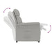 Fotoliu reclinabil gri deschis Gri deschis 70.5 x 96.5 x 95 cm - WALTI WALTI