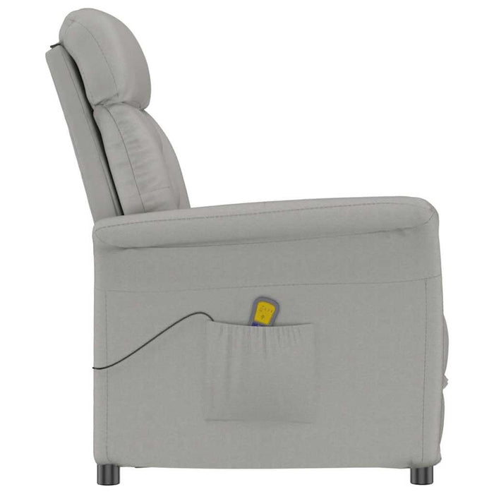 Scaun de masaj Gri deschis 70.5 x 96.5 x 95 cm Poliester - WALTI WALTI