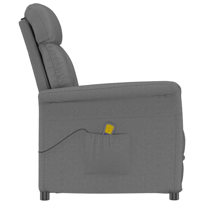 Scaun de masaj Gri închis 70.5 x 96.5 x 95 cm Poliester - WALTI WALTI