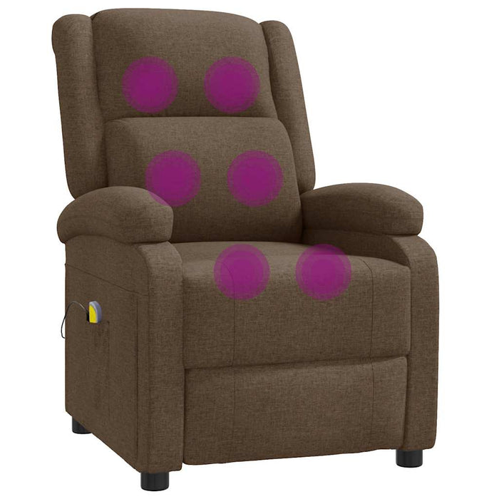 Fotoliu de masaj, maro, material textil WALTI