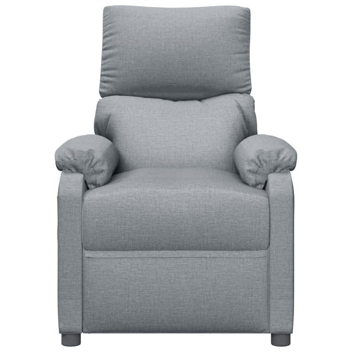 Fotoliu de masaj, gri deschis, material textil - WALTI WALTI
