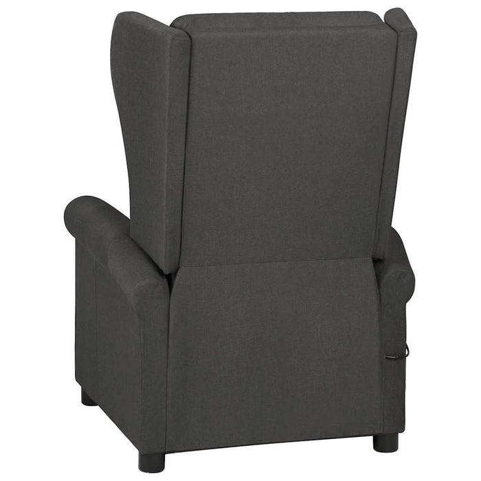 Fotoliu de masaj, gri închis, material textil - WALTI WALTI