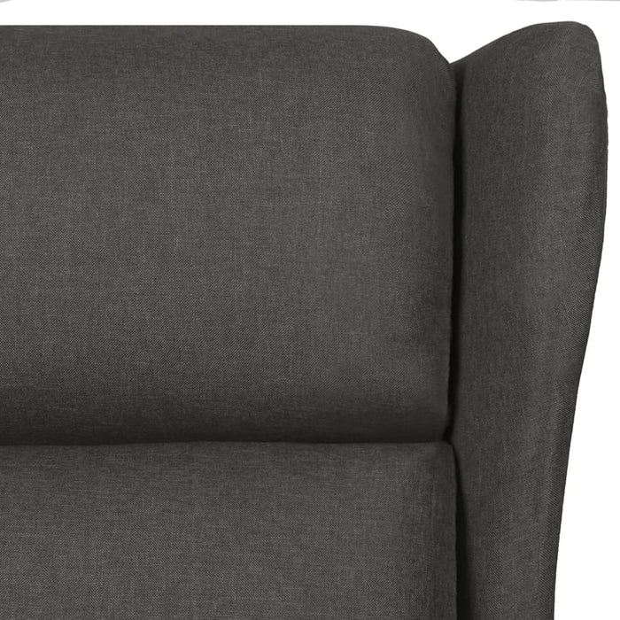 Fotoliu de masaj, gri închis, material textil - WALTI WALTI
