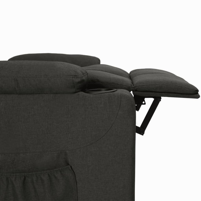 Fotoliu rabatabil, negru, material textil - WALTI WALTI