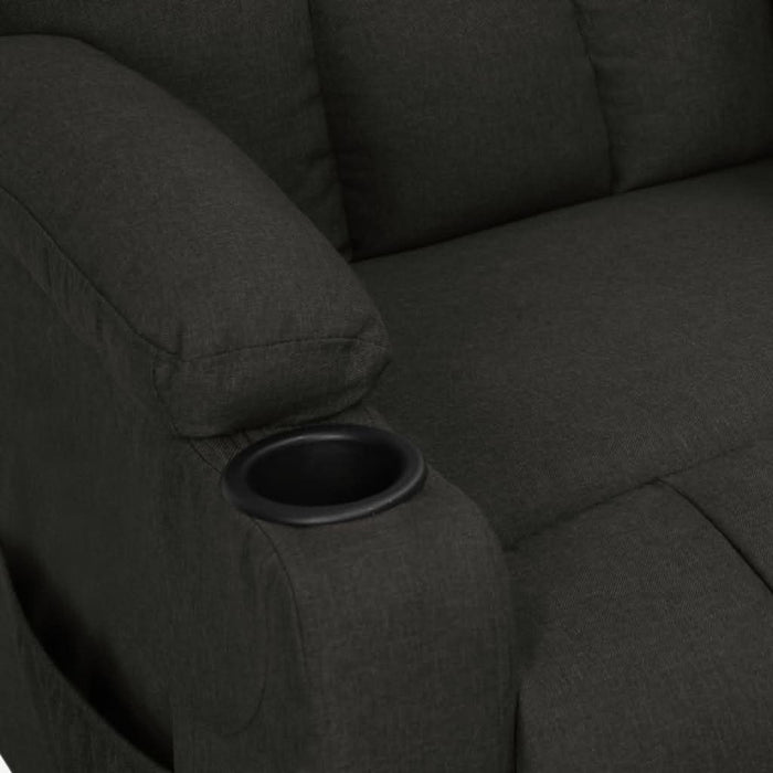 Fotoliu rabatabil, negru, material textil - WALTI WALTI