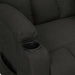 Fotoliu rabatabil, negru, material textil - WALTI WALTI