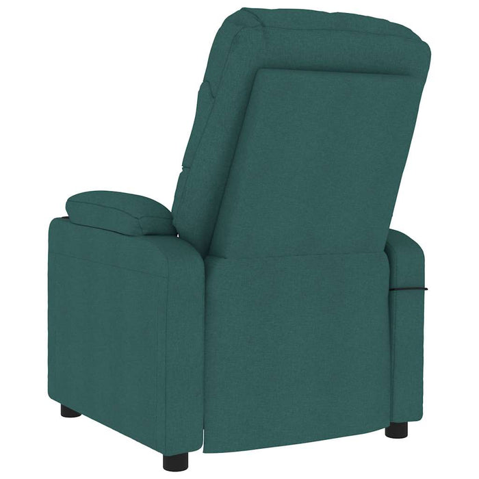 Fotoliu rabatabil, verde închis, material textil WALTI