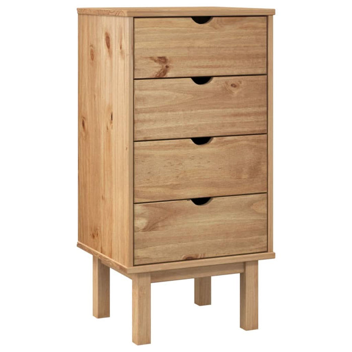 Dulap cu sertar "OTTA", 45x39x90cm, lemn masiv de pin - WALTI WALTI