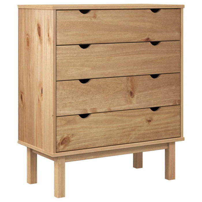 Dulap cu sertar "OTTA", 76,5x39,5x90 cm, lemn masiv de pin - WALTI WALTI