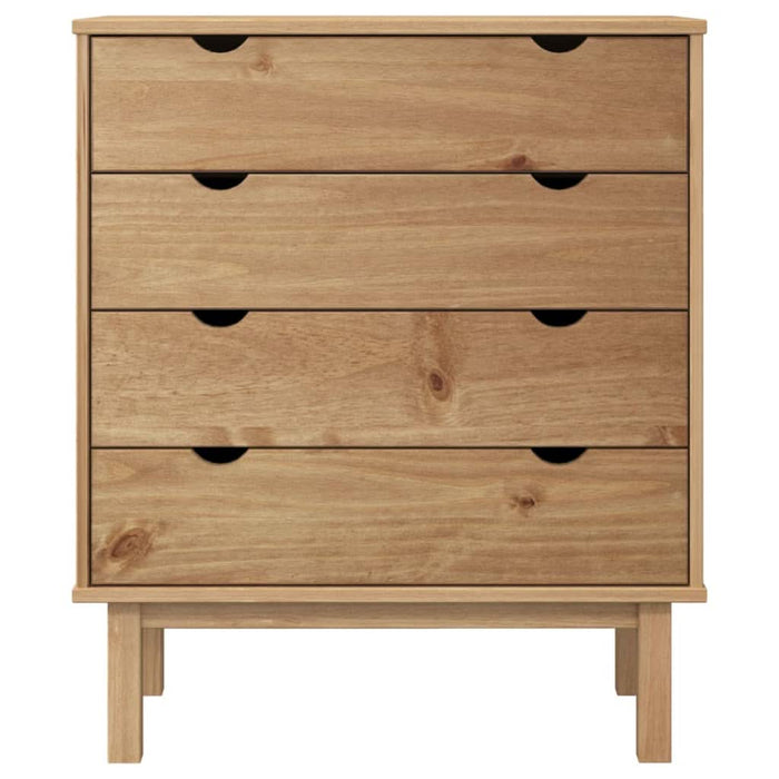 Dulap cu sertar "OTTA", 76,5x39,5x90 cm, lemn masiv de pin - WALTI WALTI