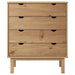 Dulap cu sertar "OTTA", 76,5x39,5x90 cm, lemn masiv de pin - WALTI WALTI