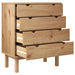 Dulap cu sertar "OTTA", 76,5x39,5x90 cm, lemn masiv de pin - WALTI WALTI