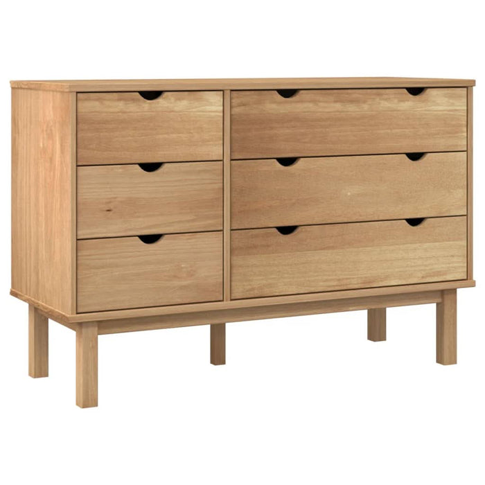 Dulap cu sertar "OTTA", 111x43x73,5 cm, lemn masiv de pin - WALTI WALTI