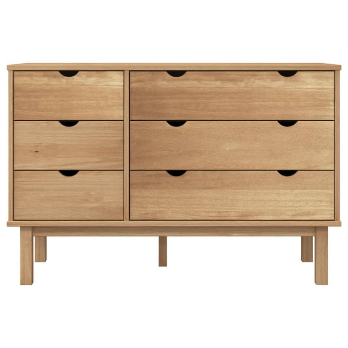 Dulap cu sertar "OTTA", 111x43x73,5 cm, lemn masiv de pin - WALTI WALTI