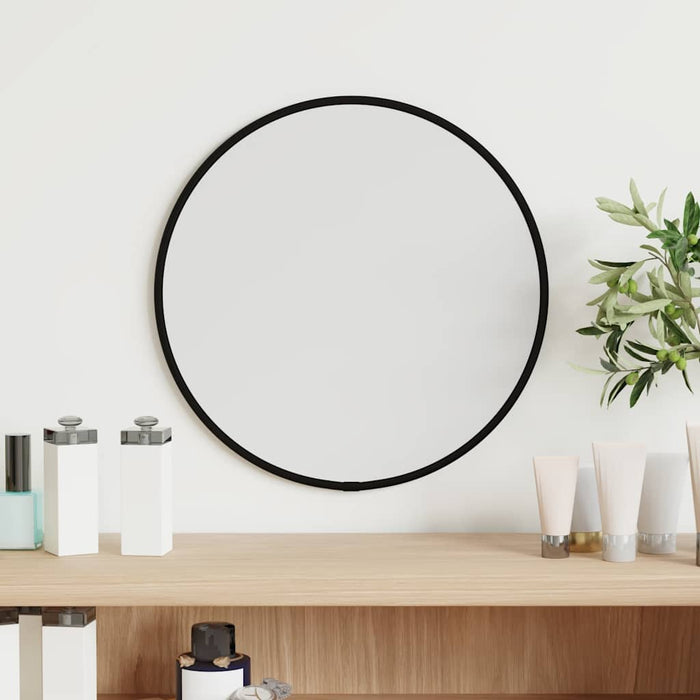 Oglindă de perete rotundă, negru, Ø 30 cm - WALTI WALTI