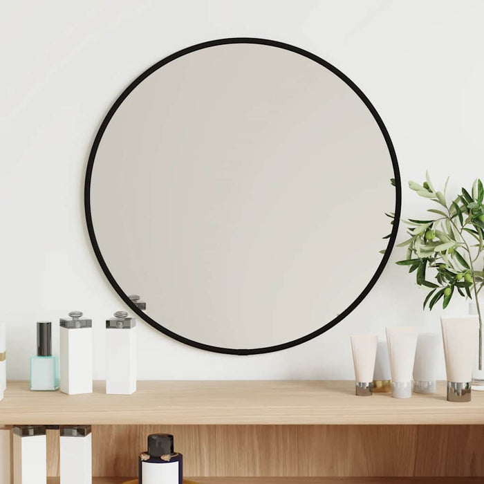 Oglindă de perete rotundă, negru, Ø 40 cm - WALTI WALTI
