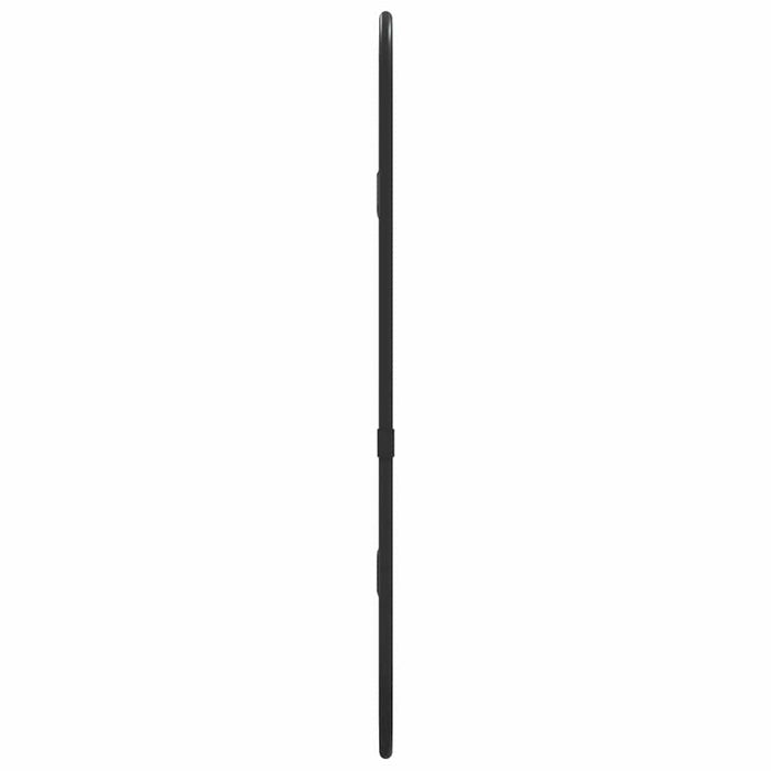 Oglindă de perete, negru, 40x15 cm, ovală WALTI