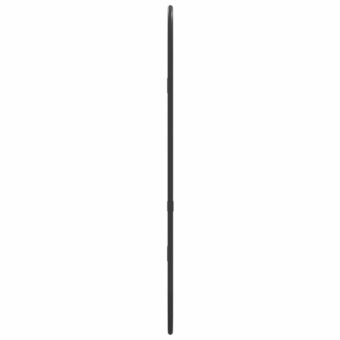 Oglindă de perete, negru, 50x20 cm, ovală WALTI