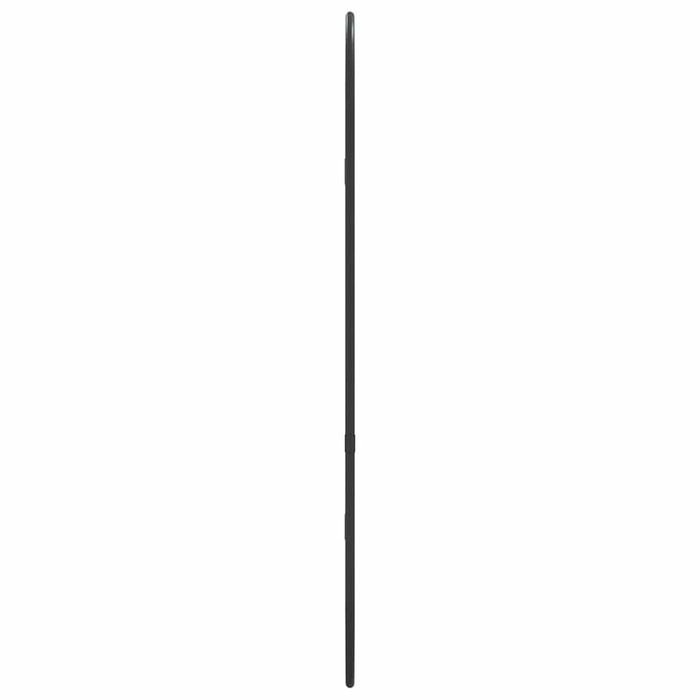 Oglindă de perete, negru, 60x25 cm, ovală - WALTI WALTI